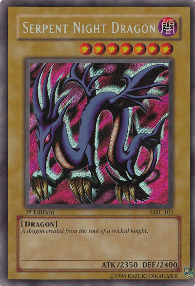 Serpent Night Dragon [MRL-103] Secret Rare Yu-Gi-Oh!