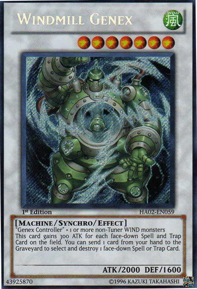 Windmill Genex [HA02-EN059] Secret Rare Yu-Gi-Oh!
