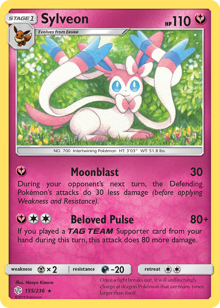 Sylveon (155/236) [Sun & Moon: Cosmic Eclipse] Pokémon