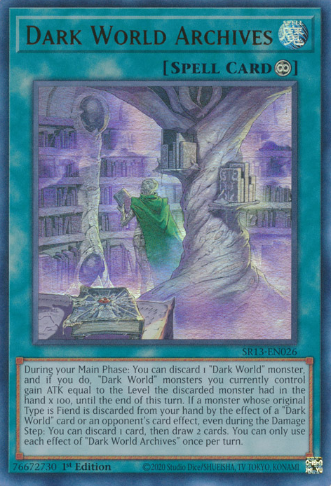 Dark World Archives [SR13-EN026] Ultra Rare Yu-Gi-Oh!