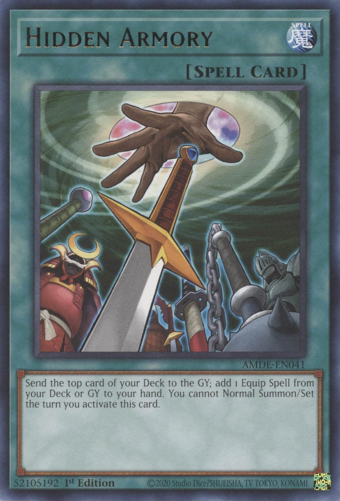 Hidden Armory [AMDE-EN041] Rare Yu-Gi-Oh!