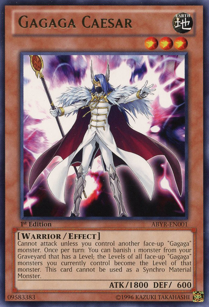 Gagaga Caesar [ABYR-EN001] Rare Yu-Gi-Oh!