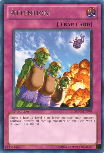 Attention! [GENF-EN078] Rare Yu-Gi-Oh!