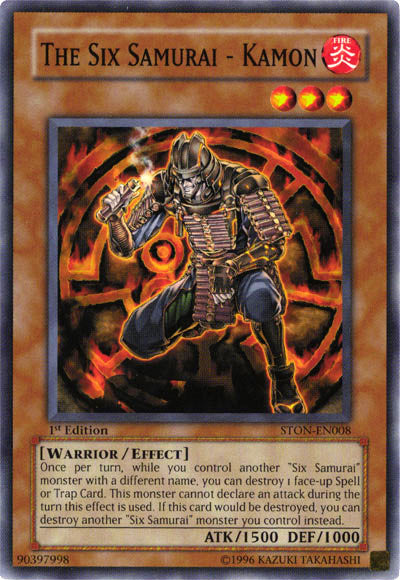 The Six Samurai - Kamon [STON-EN008] Common Yu-Gi-Oh!