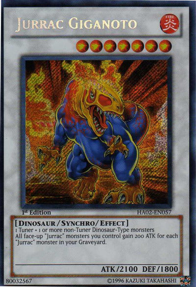 Jurrac Giganoto [HA02-EN057] Secret Rare Yu-Gi-Oh!