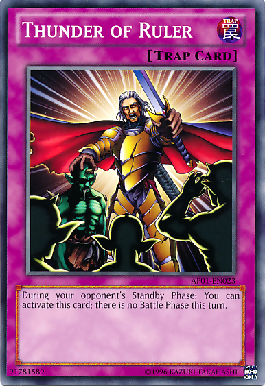 Thunder of Ruler [AP01-EN023] Common Yu-Gi-Oh!