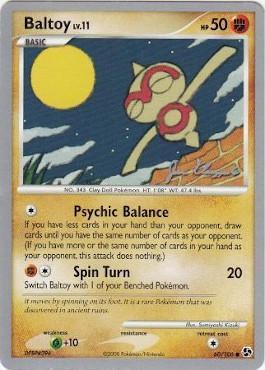 Baltoy LV.11 (60/106) (Psychic Lock - Jason Klaczynski) [World Championships 2008] Pokémon