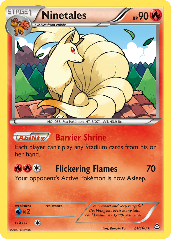 Ninetales (21/160) [XY: Primal Clash] Pokémon