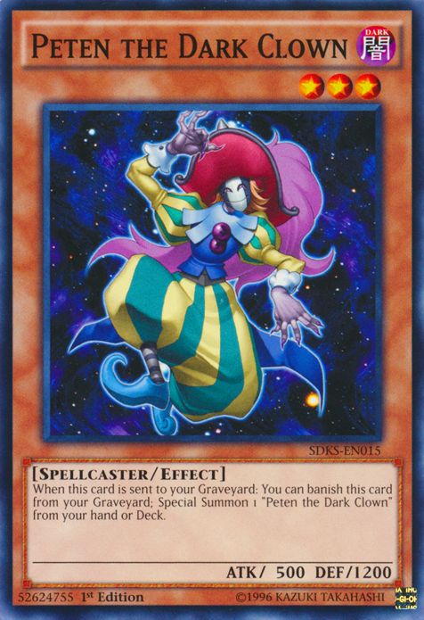Peten the Dark Clown [SDKS-EN015] Common Yu-Gi-Oh!