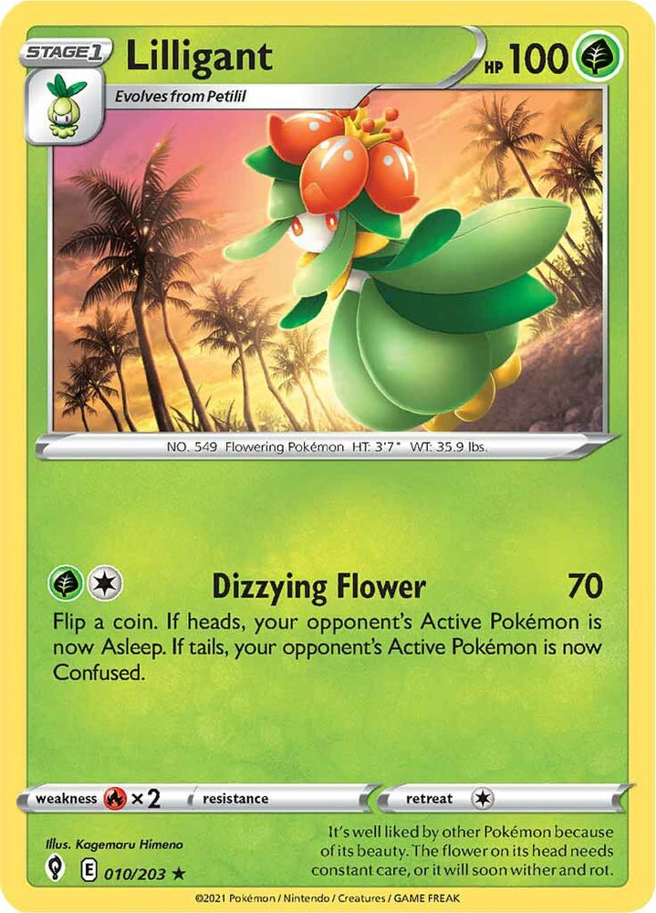 Lilligant (010/203) [Sword & Shield: Evolving Skies] Pokémon