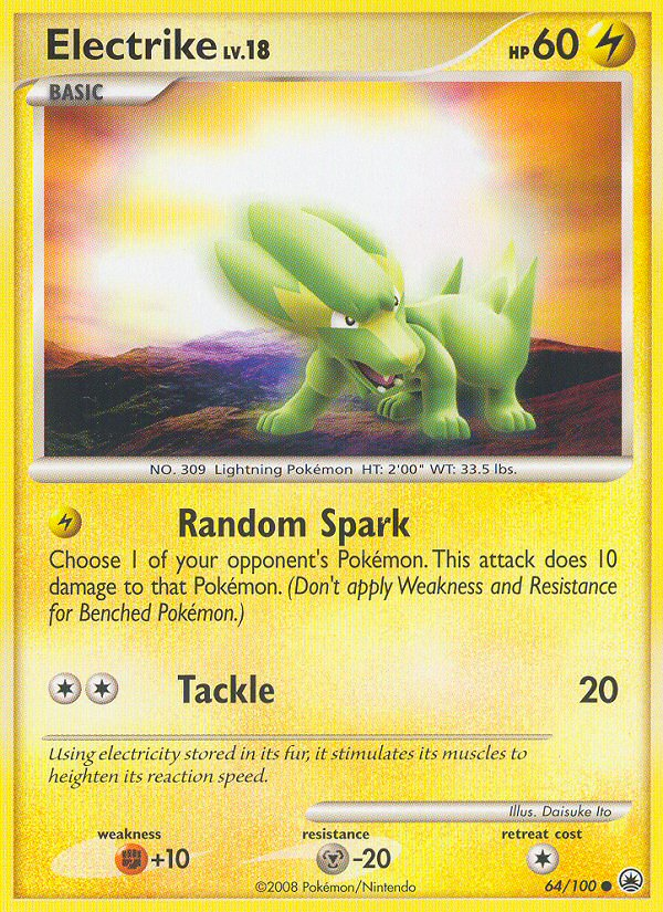 Electrike (64/100) [Diamond & Pearl: Majestic Dawn] Pokémon