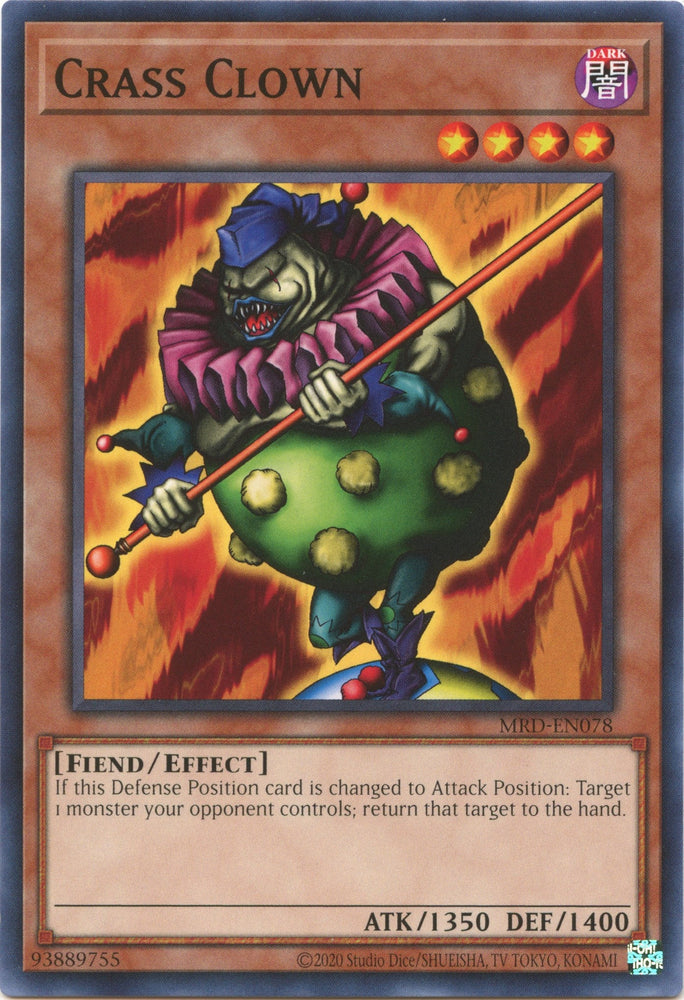 Crass Clown (25th Anniversary) [MRD-EN078] Common Yu-Gi-Oh!
