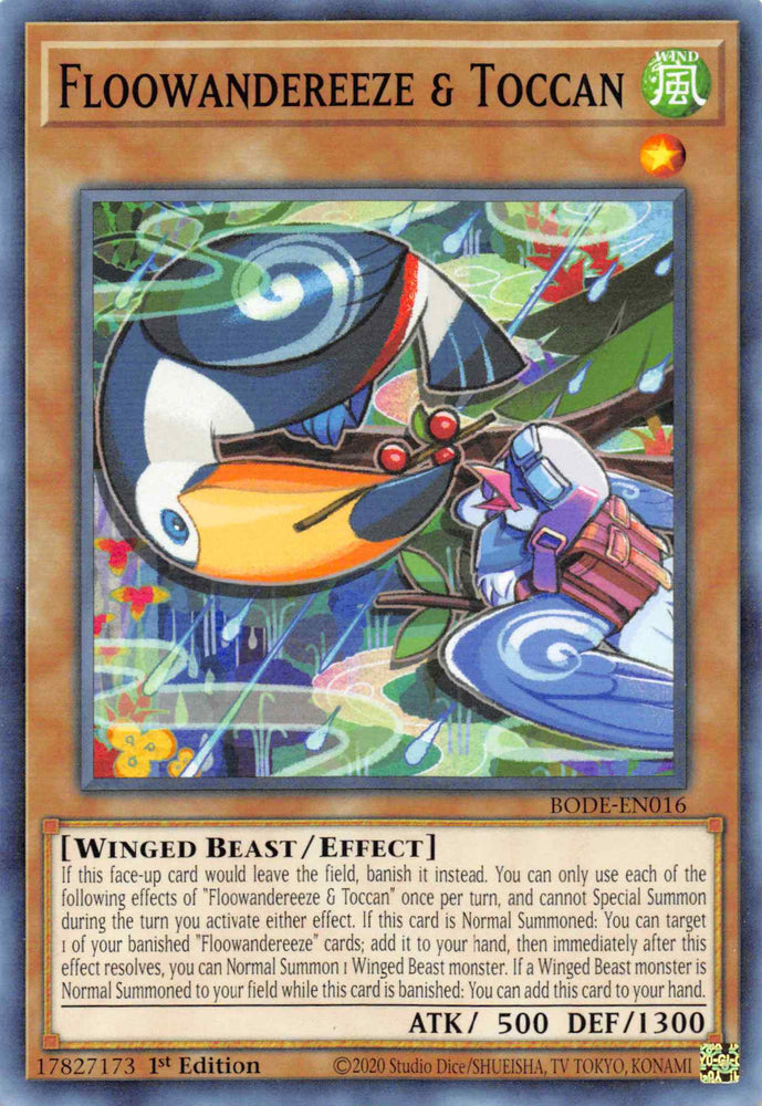Floowandereeze & Toccan [BODE-EN016] Common Yu-Gi-Oh!