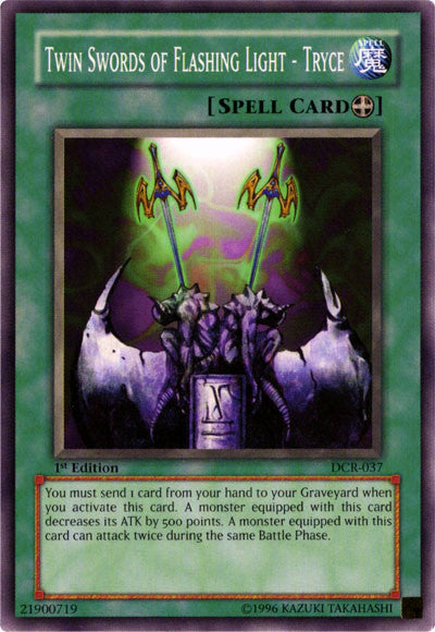 Twin Swords of Flashing Light - Tryce [DCR-037] Common Yu-Gi-Oh!