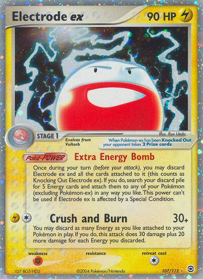 Electrode ex (107/112) [EX: FireRed & LeafGreen] Pokémon
