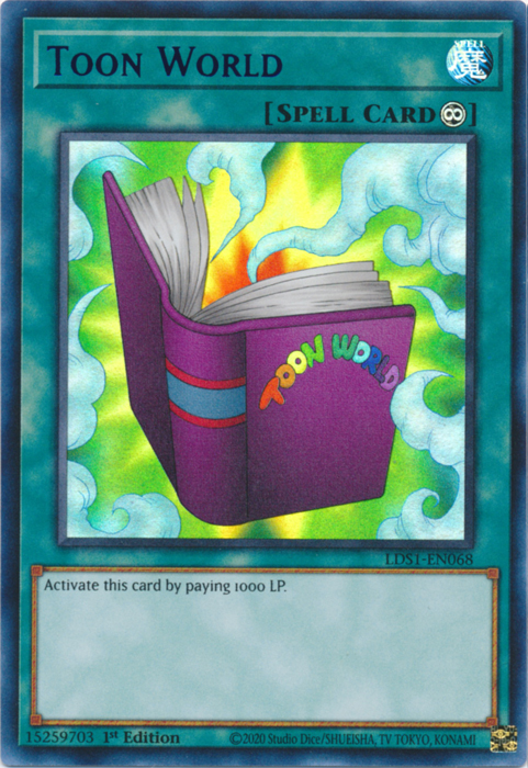 Toon World (Blue) [LDS1-EN068] Ultra Rare Yu-Gi-Oh!