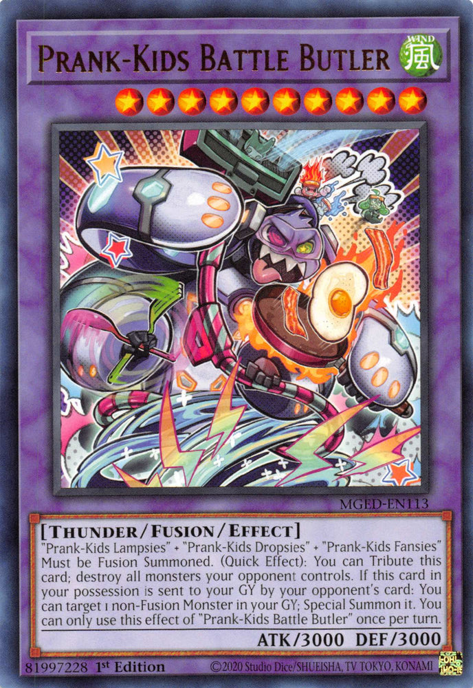 Prank-Kids Battle Butler [MGED-EN113] Rare Yu-Gi-Oh!