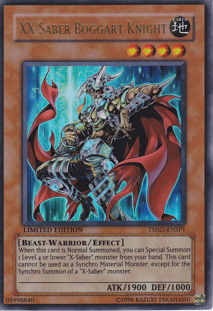 XX-Saber Boggart Knight [TSHD-ENSP1] Ultra Rare Yu-Gi-Oh!