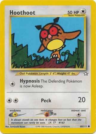Hoothoot (60/111) [Neo Genesis Unlimited] Pokémon