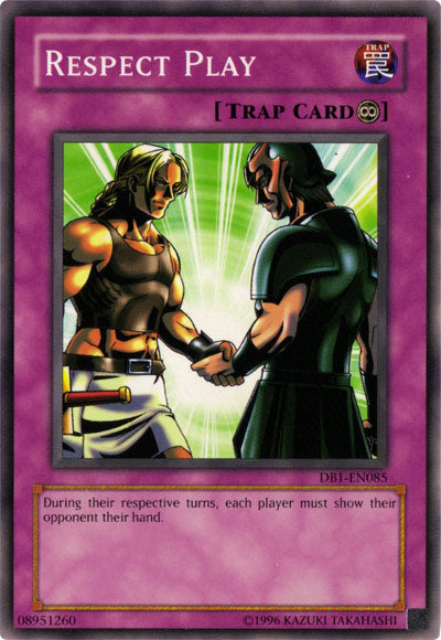 Respect Play [DB1-EN085] Common Yu-Gi-Oh!