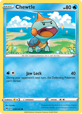 Chewtle (038/185) [Sword & Shield: Vivid Voltage] Pokémon