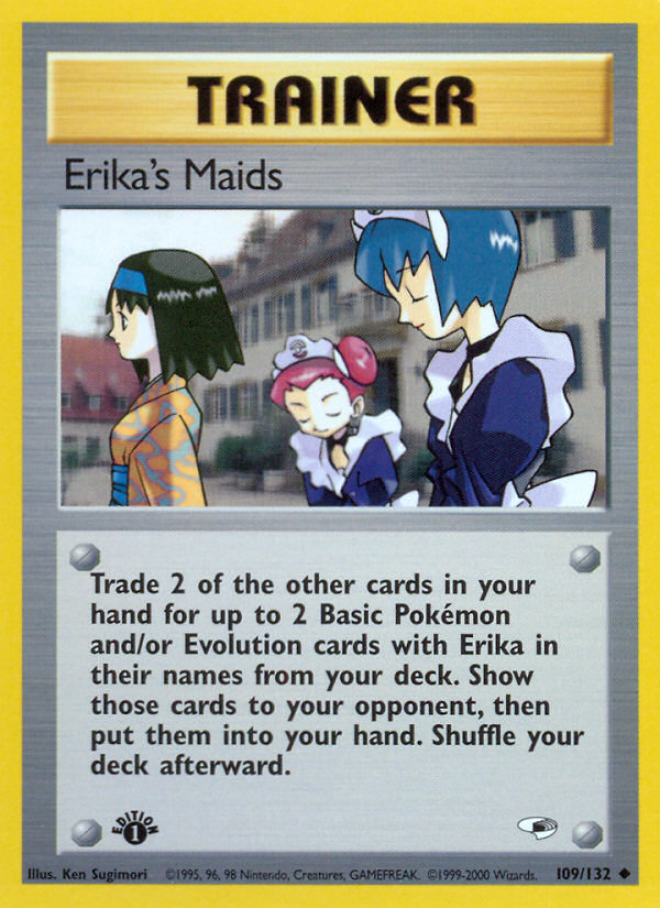 Erika's Maids (109/132) [Gym Heroes 1st Edition] Pokémon