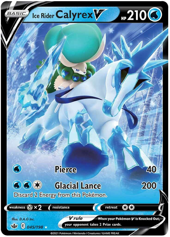 Ice Rider Calyrex V (045/198) [Sword & Shield: Chilling Reign] Pokémon