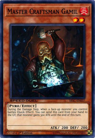 Master Craftsman Gamil [SBSC-EN037] Common Yu-Gi-Oh!
