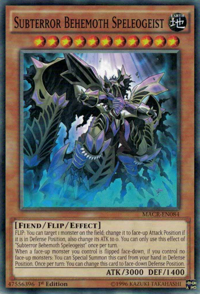 Subterror Behemoth Speleogeist [MACR-EN084] Common Yu-Gi-Oh!