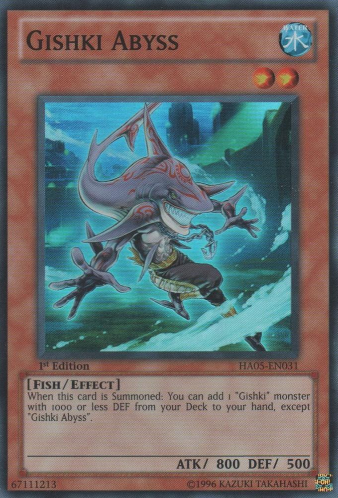 Gishki Abyss [HA05-EN031] Super Rare Yu-Gi-Oh!