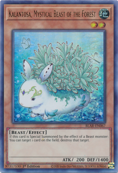 Kalantosa, Mystical Beast of the Forest [BLAR-EN067] Ultra Rare Yu-Gi-Oh!