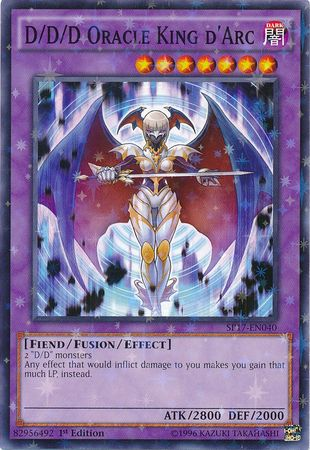 D/D/D Oracle King d'Arc [SP17-EN040] Starfoil Rare Yu-Gi-Oh!