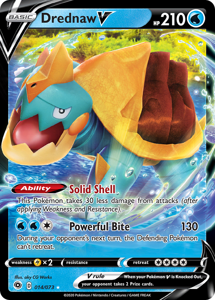 Drednaw V (014/073) [Sword & Shield: Champion's Path] Pokémon