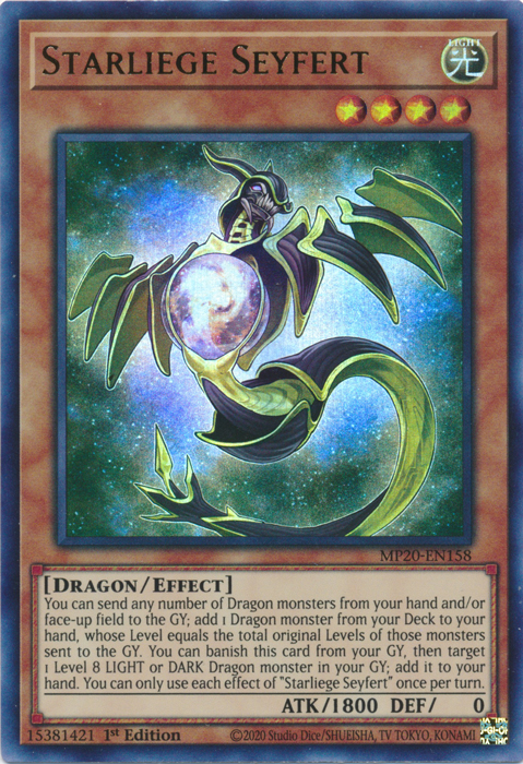 Starliege Seyfert [MP20-EN158] Ultra Rare Yu-Gi-Oh!