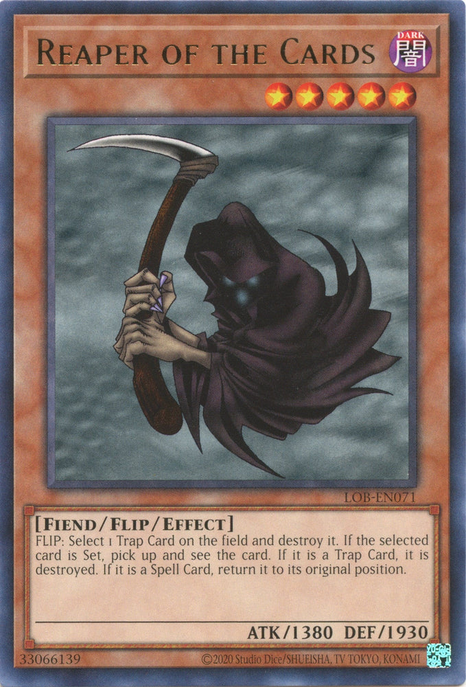 Reaper of the Cards (25th Anniversary) [LOB-EN071] Rare Yu-Gi-Oh!