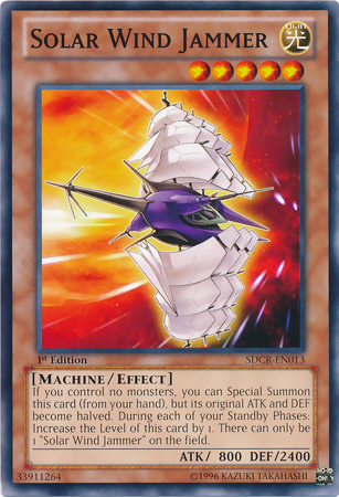 Solar Wind Jammer [SDCR-EN013] Common Yu-Gi-Oh!