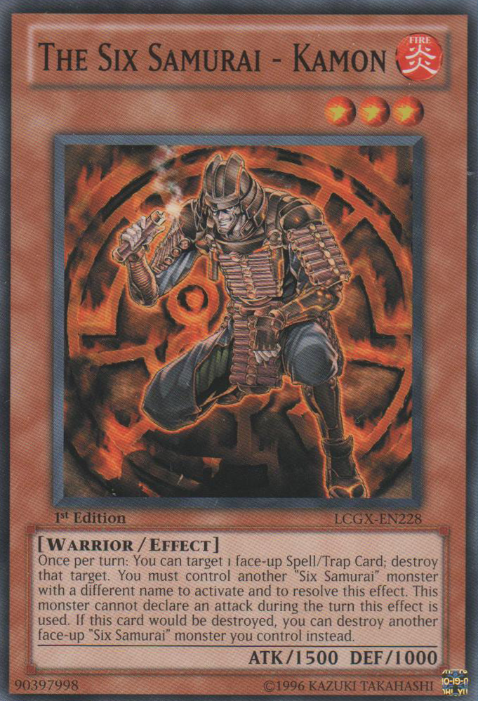 The Six Samurai - Kamon [LCGX-EN228] Common Yu-Gi-Oh!