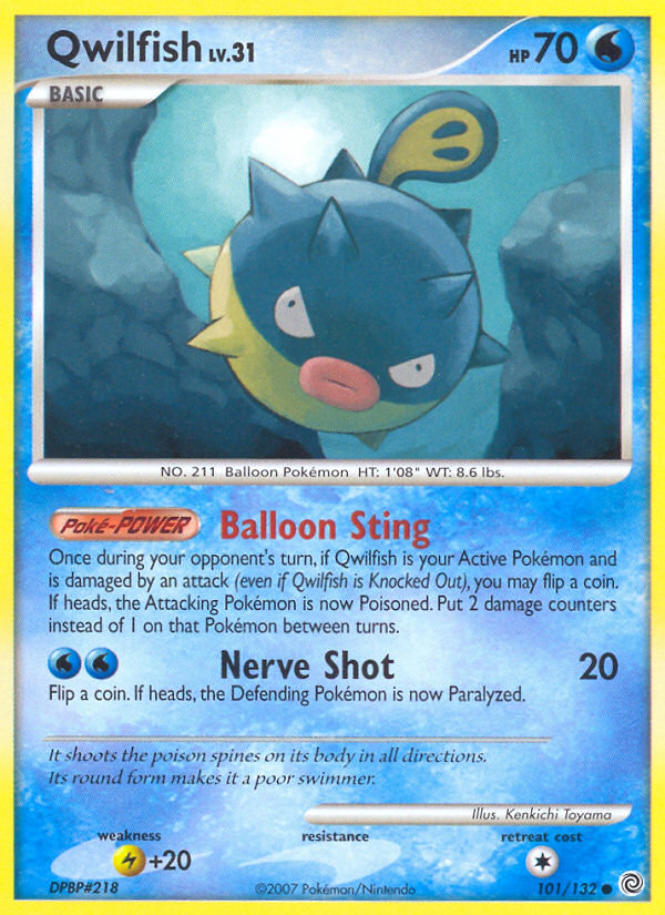 Qwilfish (101/132) [Diamond & Pearl: Secret Wonders] Pokémon