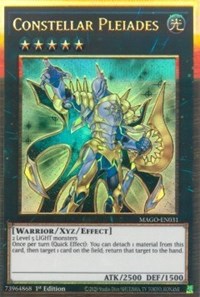 Constellar Pleiades [MAGO-EN031] Gold Rare Yu-Gi-Oh!