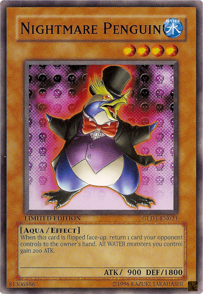 Nightmare Penguin [GLD1-EN021] Common Yu-Gi-Oh!