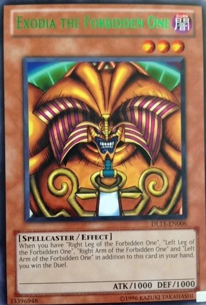 Exodia the Forbidden One (Green) [DL11-EN006] Rare Yu-Gi-Oh!