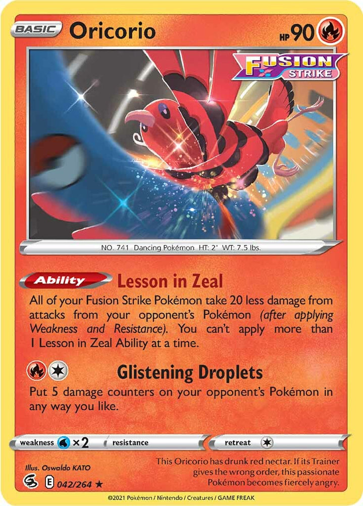 Oricorio (042/264) [Sword & Shield: Fusion Strike] Pokémon