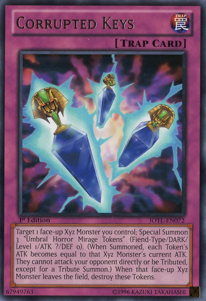 Corrupted Keys [JOTL-EN072] Rare Yu-Gi-Oh!