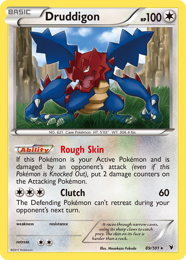 Druddigon (89/101) [Black & White: Noble Victories] Pokémon