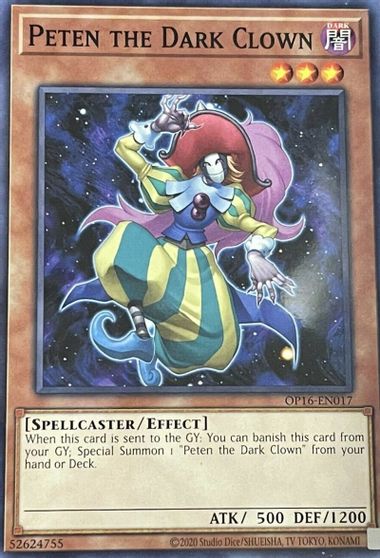 Peten the Dark Clown [OP16-EN017] Common Yu-Gi-Oh!