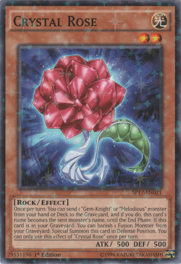 Crystal Rose [SP17-EN021] Starfoil Rare Yu-Gi-Oh!