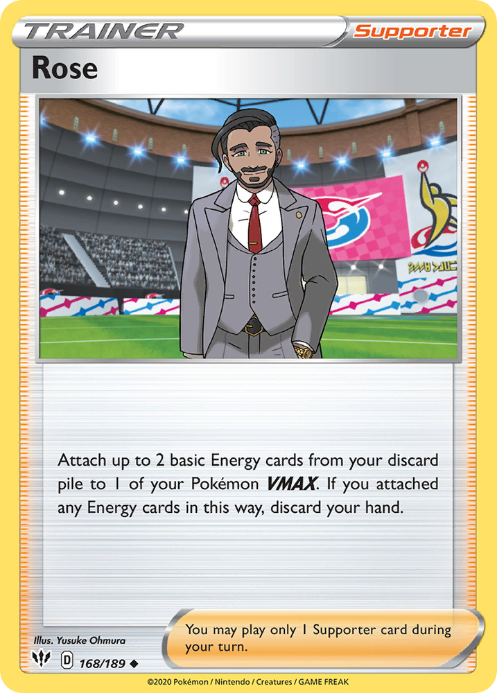 Rose (168/189) [Sword & Shield: Darkness Ablaze] Pokémon