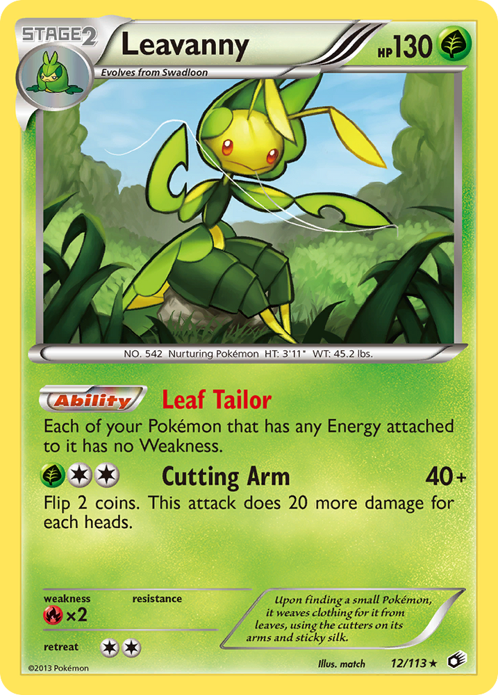 Leavanny (12/113) [Black & White: Legendary Treasures] Pokémon
