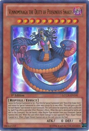 Vennominaga the Deity of Poisonous Snakes [LCGX-EN191] Ultra Rare Yu-Gi-Oh!