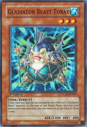 Gladiator Beast Torax [GLAS-EN081] Super Rare Yu-Gi-Oh!
